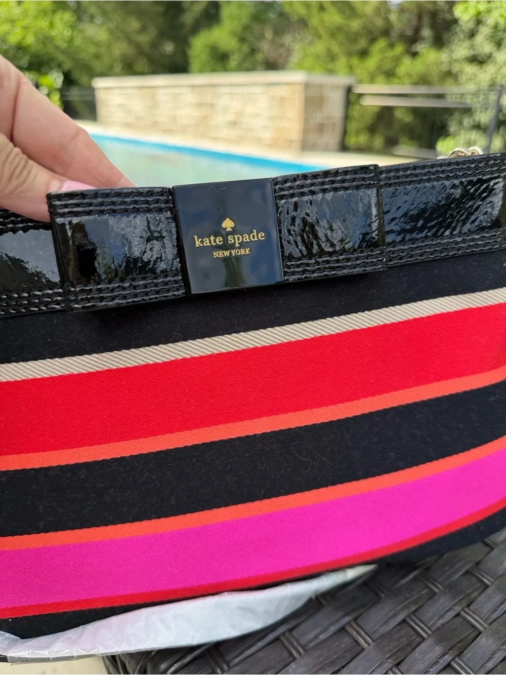 Kate Spade Primrose Hill Stripe Arica Crossbody Shoulder Bag NWT